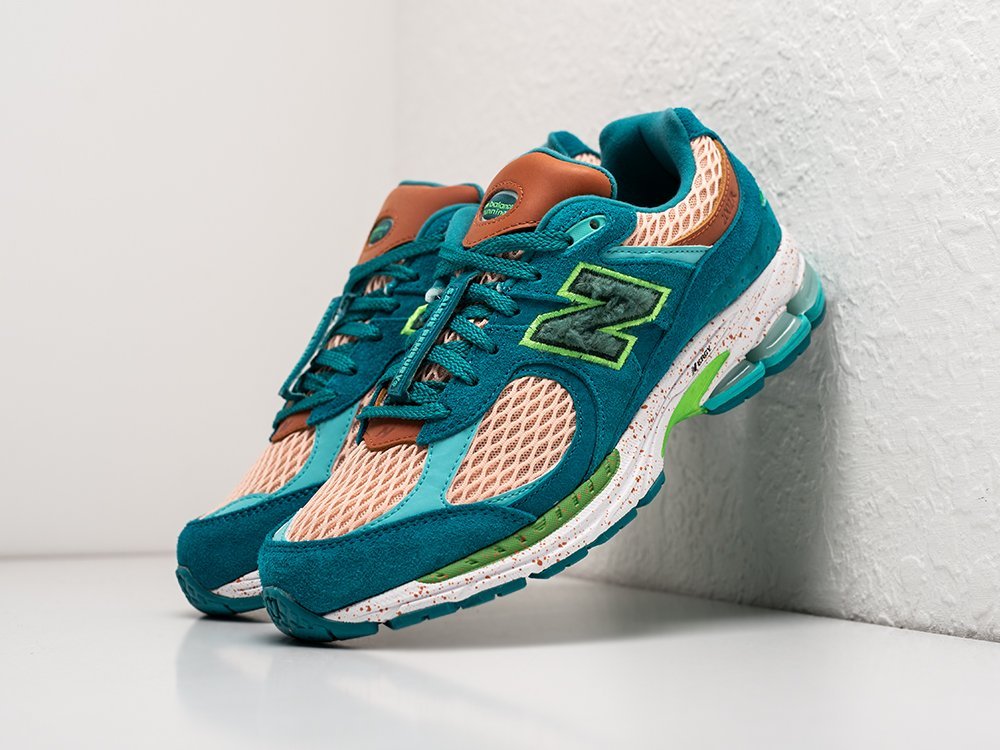 New Balance 2002R x Salehe Bembury Water Be The Guide бирюзовые замша мужские (AR26823) - фото 2 New Balance 2002R x Salehe Bembury Water Be The Guide бирюзовые замша мужские (AR26823) - фото 2