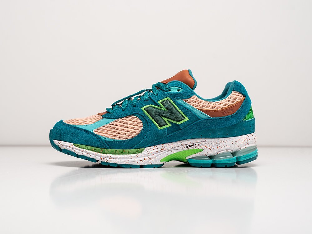 New Balance 2002R x Salehe Bembury Water Be The Guide бирюзовые замша мужские (AR26823) - фото 1 New Balance 2002R x Salehe Bembury Water Be The Guide бирюзовые замша мужские (AR26823) - фото 1