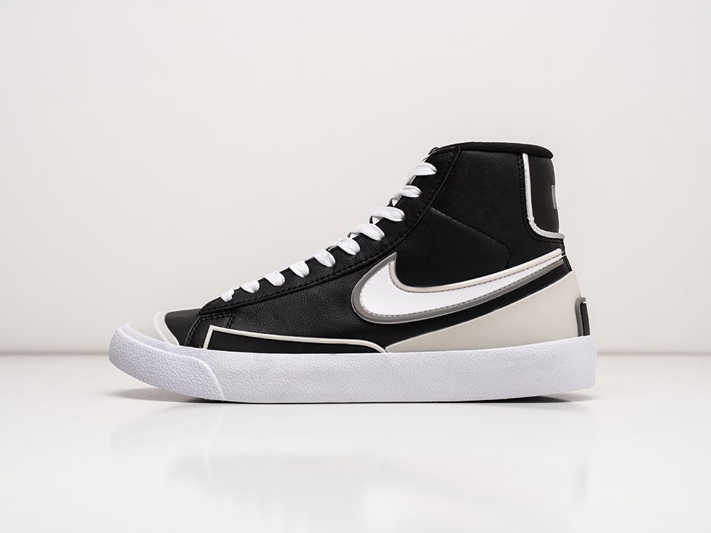 Nike Blazer Mid 77 Infinite Black White черные кожа мужские (AR26829) - фото 1 Nike Blazer Mid 77 Infinite Black White черные кожа мужские (AR26829) - фото 1