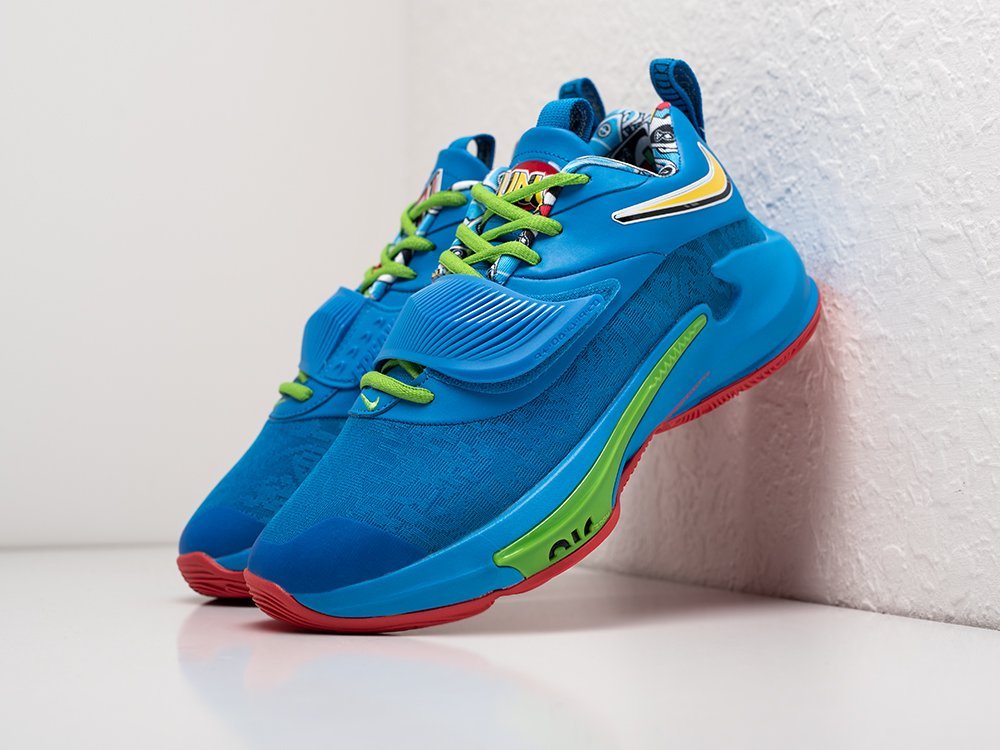 Nike x UNO x Zoom Freak 3 NRG 50th Anniversary - Blue синие текстиль мужские (AR26831) - фото 2