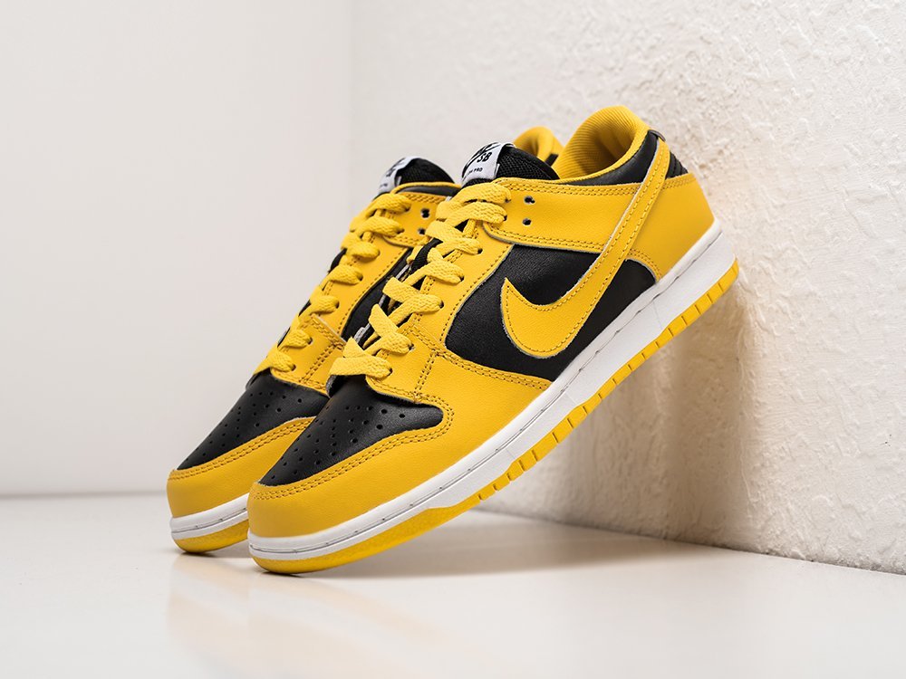 Nike SB Dunk Low Goldenrod желтые кожа мужские (AR26834) - фото 2