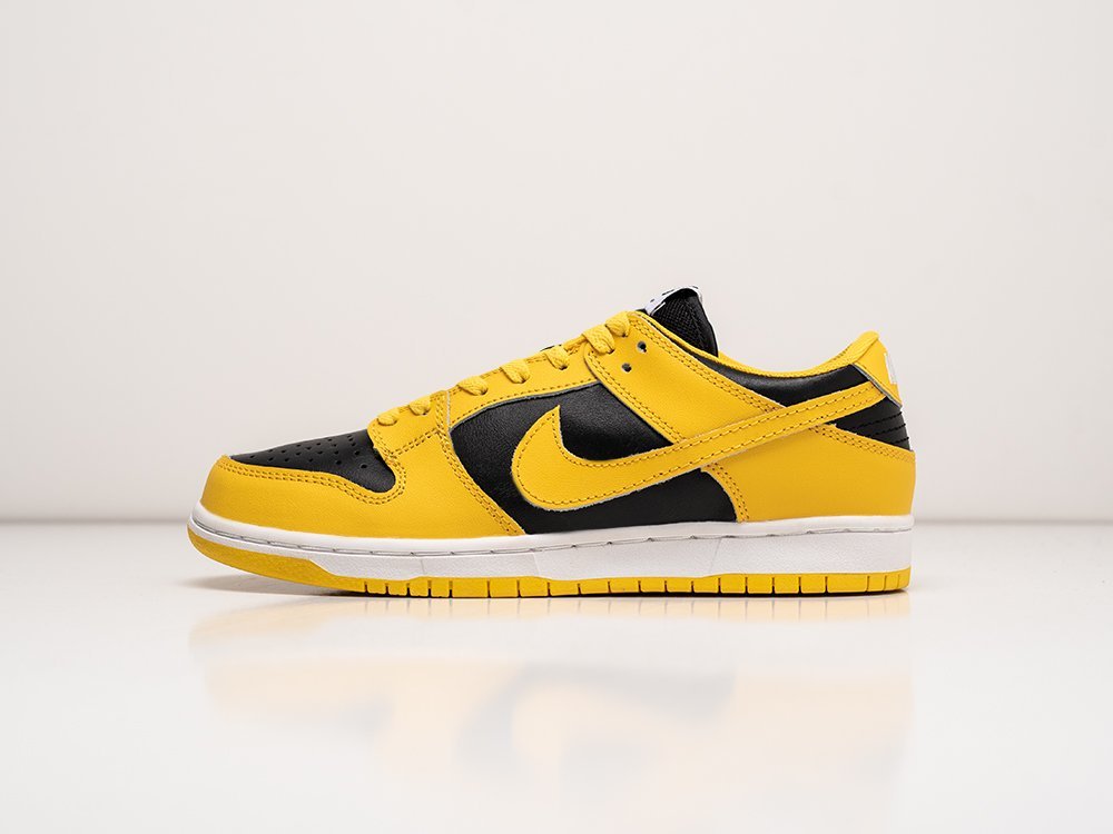 Nike SB Dunk Low Goldenrod желтые кожа мужские (AR26834) - фото 1