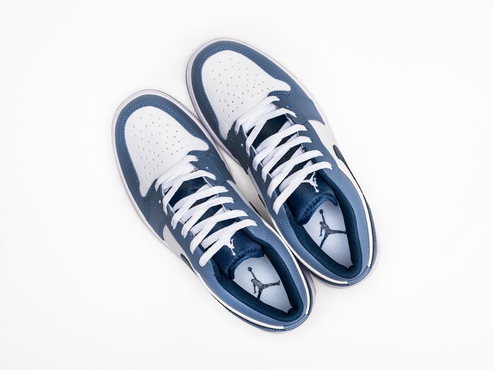 Nike Air Jordan 1 Low Ashen Slate белые кожа мужские (AR26845) - фото 3