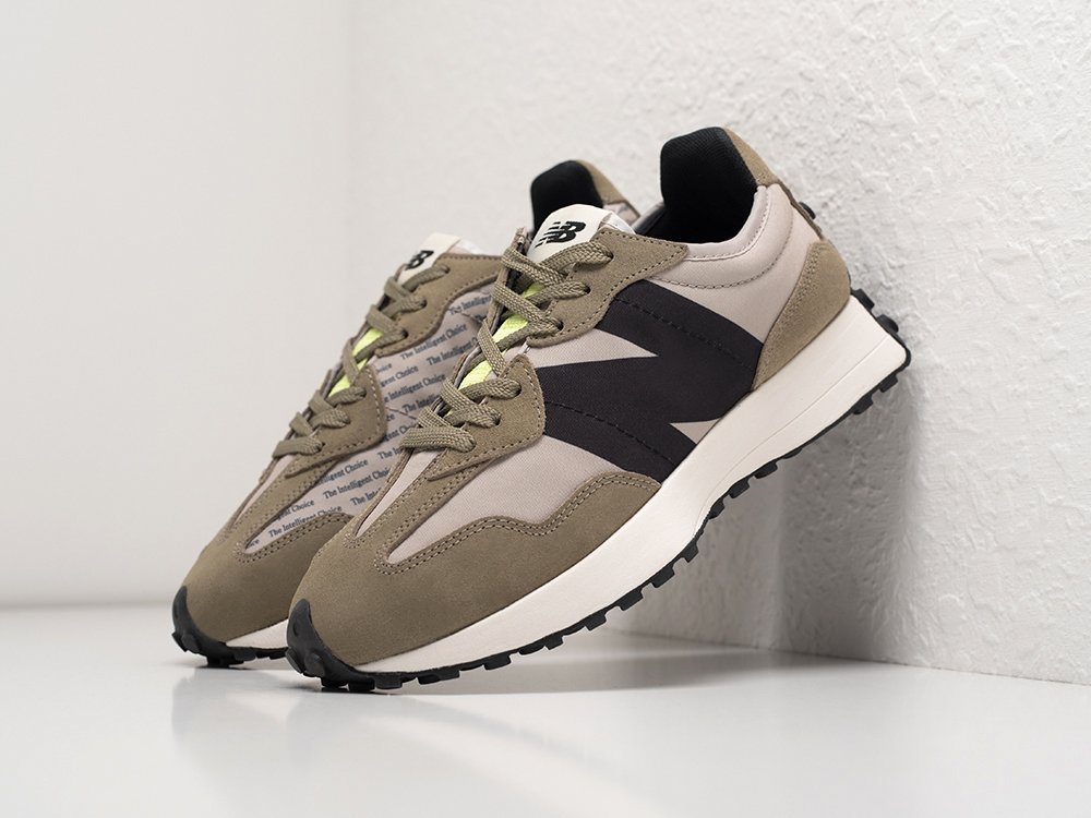 New Balance 327 Aluminum Covert Green серые замша мужские (AR26859) - фото 2 New Balance 327 Aluminum Covert Green серые замша мужские (AR26859) - фото 2