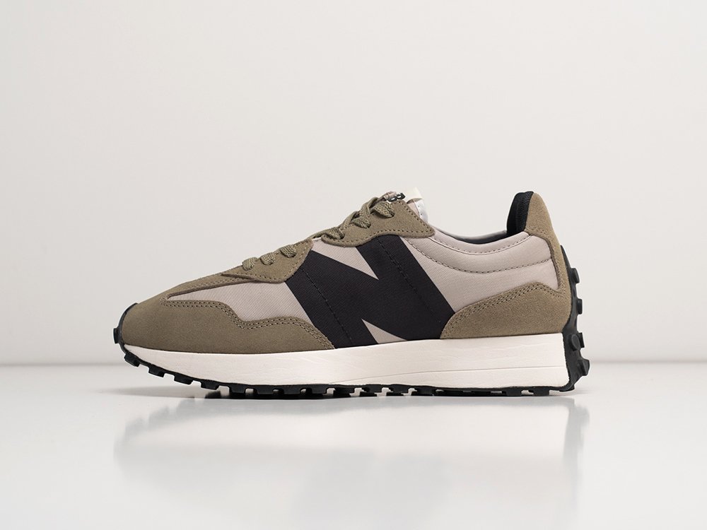 New Balance 327 Aluminum Covert Green серые замша мужские (AR26859) - фото 1 New Balance 327 Aluminum Covert Green серые замша мужские (AR26859) - фото 1