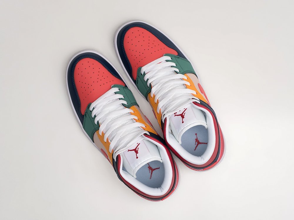 Nike Air Jordan 1 Mid SE Multi-Color разноцветные кожа мужские (AR26877) - фото 3