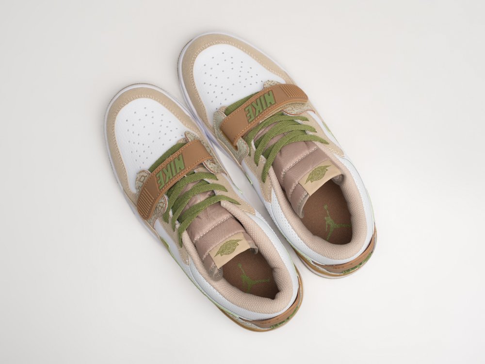 Nike Air Jordan Legacy 312 Low Golden Moss Alligator белые замша мужские (AR26879) - фото 3 Nike Air Jordan Legacy 312 Low Golden Moss Alligator белые замша мужские (AR26879) - фото 3