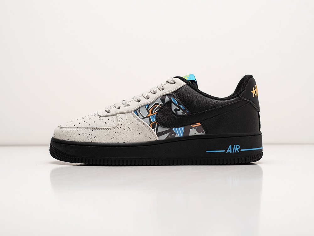 Nike Air Force 1 Low LV8 GS Graffiti Graphics серые кожа мужские (AR26880) - фото 1 Nike Air Force 1 Low LV8 GS Graffiti Graphics серые кожа мужские (AR26880) - фото 1