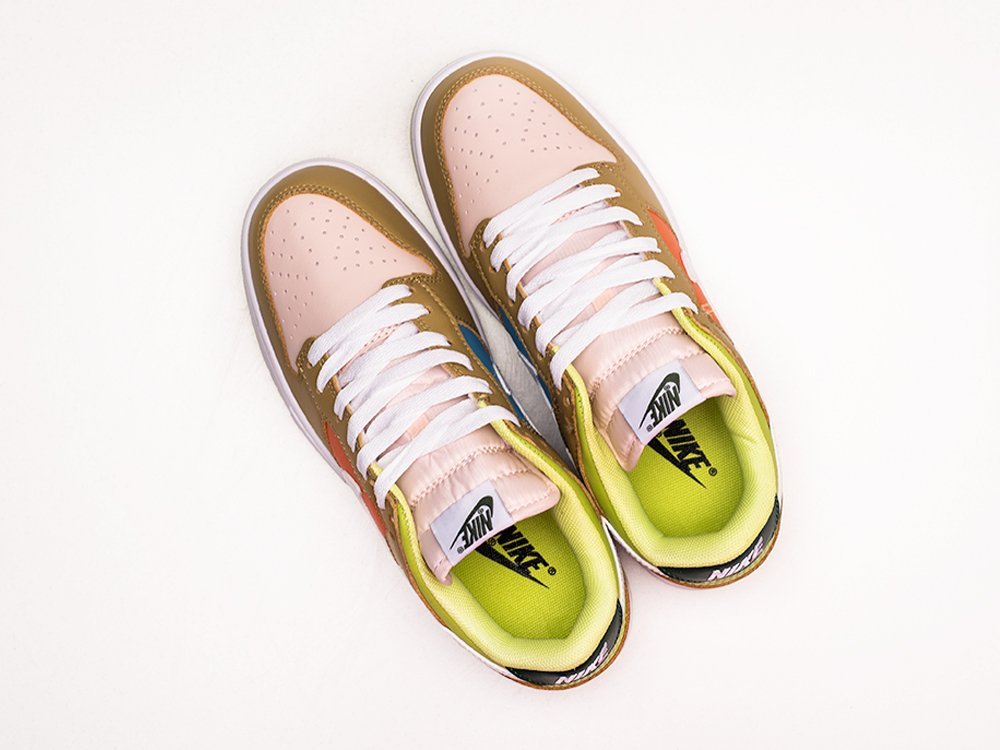 Nike SB Dunk Low Brown Green разноцветные кожа мужские (AR27013) - фото 3 Nike SB Dunk Low Brown Green разноцветные кожа мужские (AR27013) - фото 3