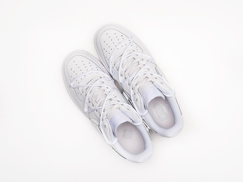 Nike Air Force 1 Low Double Laces белые кожа мужские (AR27095) - фото 3