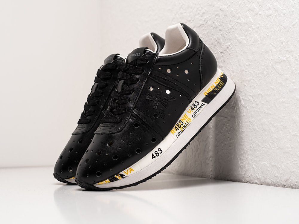 Premiata Conny WMNS черные кожа женские (AR27097) - фото 2 Premiata Conny WMNS черные кожа женские (AR27097) - фото 2