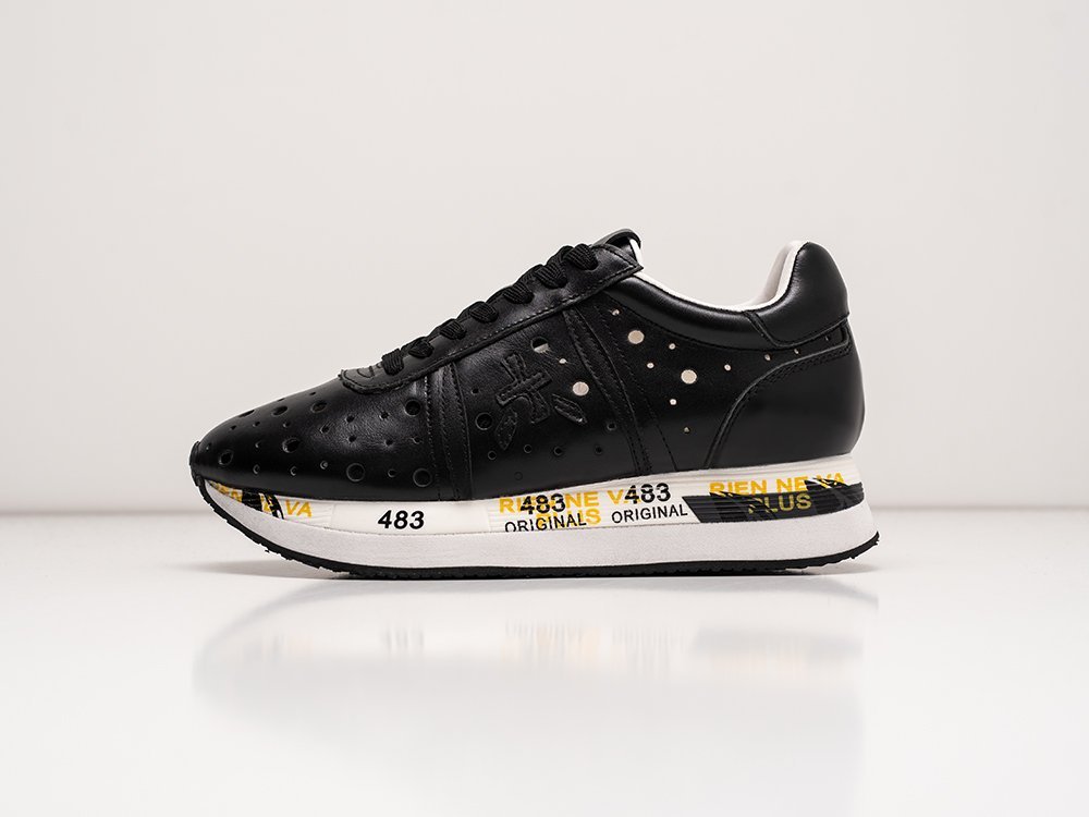 Premiata Conny WMNS черные кожа женские (AR27097) - фото 1 Premiata Conny WMNS черные кожа женские (AR27097) - фото 1