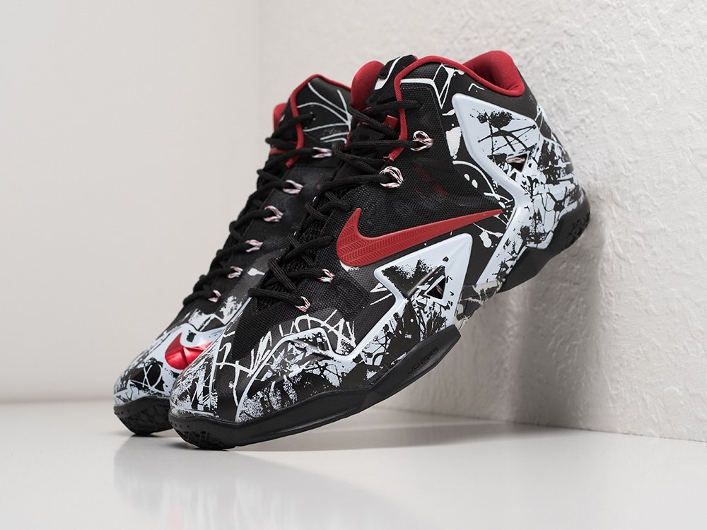 Nike Lebron 11 Graffiti белые текстиль мужские (AR27128) - фото 2 Nike Lebron 11 Graffiti белые текстиль мужские (AR27128) - фото 2