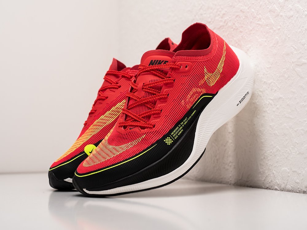 Nike ZoomX Vaporfly NEXT% 2 Siren Red Volt красные текстиль мужские (AR27139) - фото 2