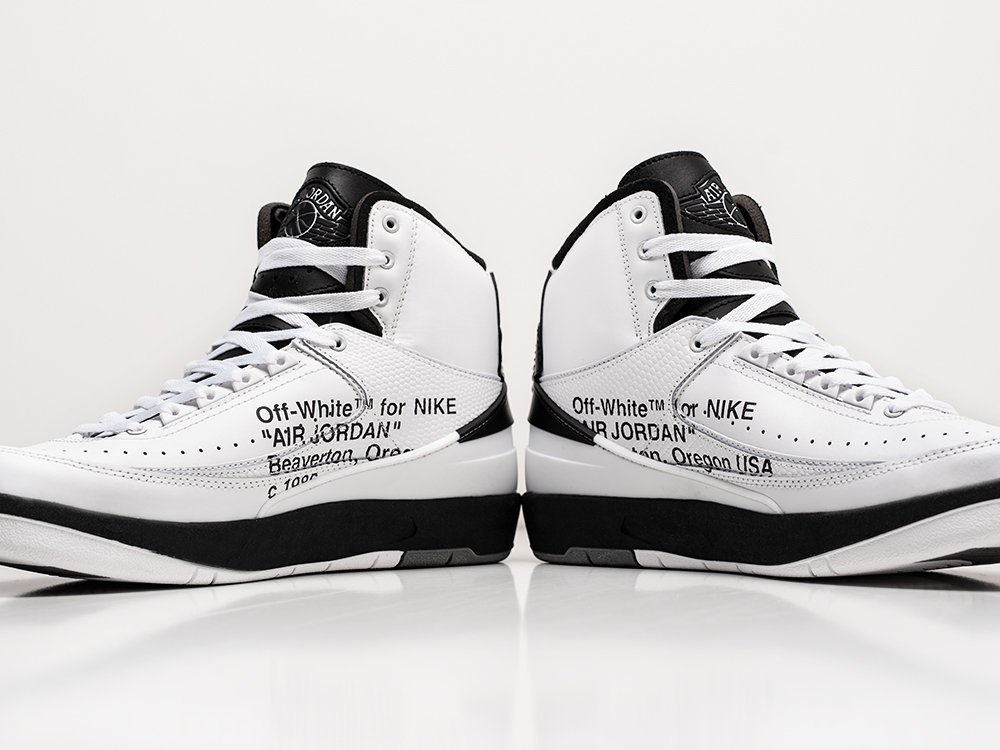 Nike Air Jordan 2 Retro Wing It Off-White белые кожа мужские (AR27145) - фото 4