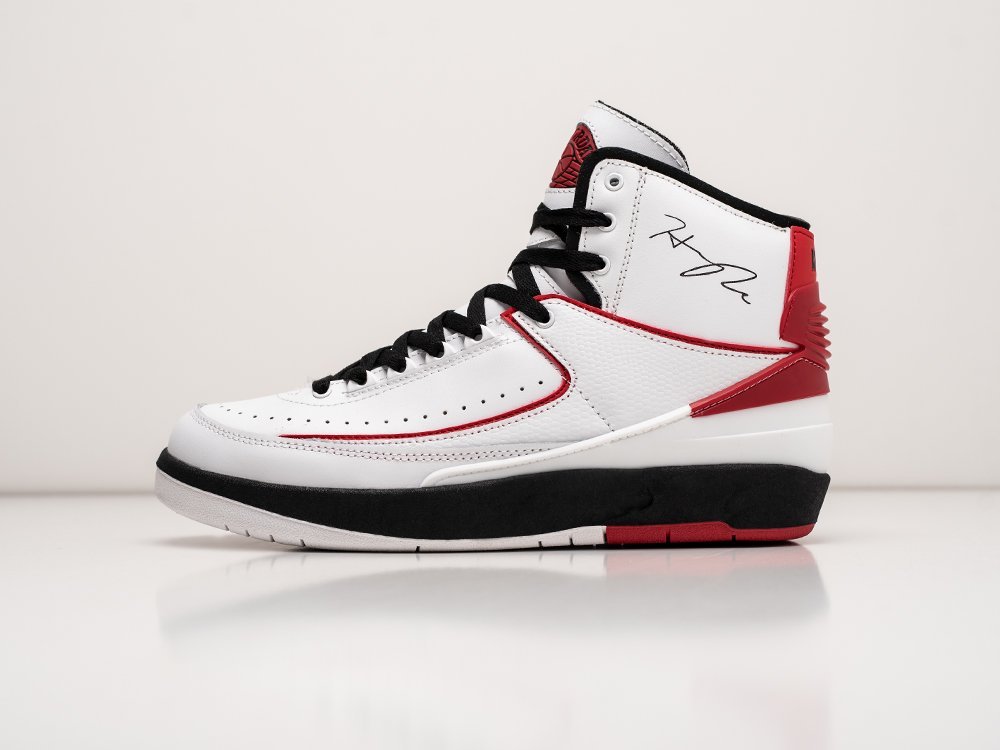 Nike Air Jordan 2 Retro Chicago 2022 Off-White белые кожа мужские (AR27146) - фото 1 Nike Air Jordan 2 Retro Chicago 2022 Off-White белые кожа мужские (AR27146) - фото 1