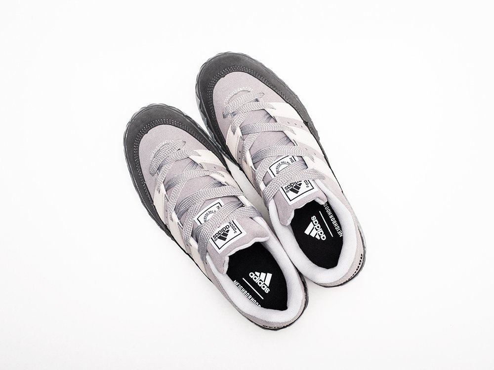 Adidas x Neighborhood x Adimatic Grey серые замша мужские (AR27150) - фото 3 Adidas x Neighborhood x Adimatic Grey серые замша мужские (AR27150) - фото 3