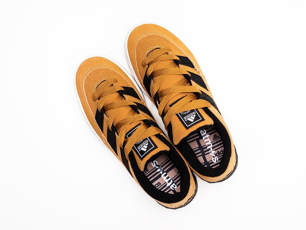 Adidas x atmos x Adimatic OG Shoebox коричневые замша мужские (AR27152) - фото 3