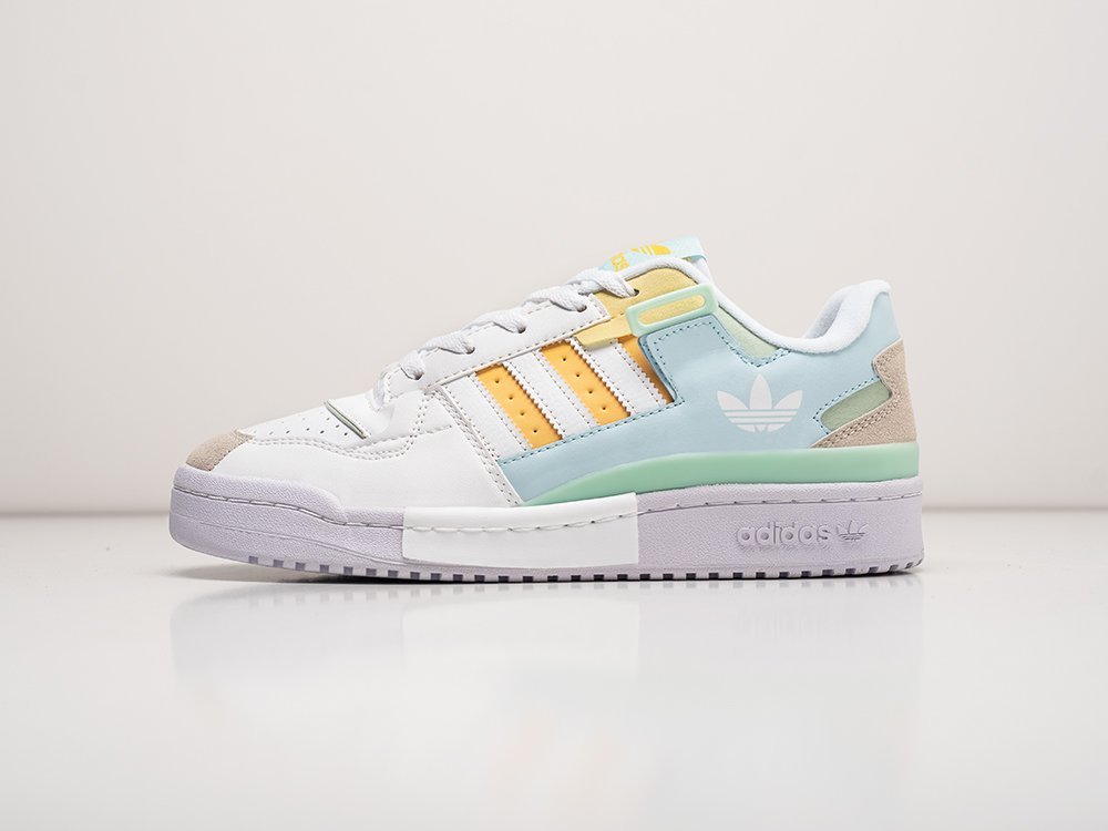 Adidas Forum Low Exhibit Cloud White белые кожа мужские (AR27187) - фото 1 Adidas Forum Low Exhibit Cloud White белые кожа мужские (AR27187) - фото 1