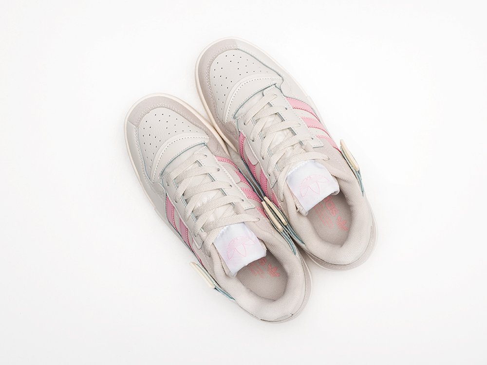 Adidas Forum Low Exhibit Pink WMNS белые кожа женские (AR27189) - фото 3 Adidas Forum Low Exhibit Pink WMNS белые кожа женские (AR27189) - фото 3