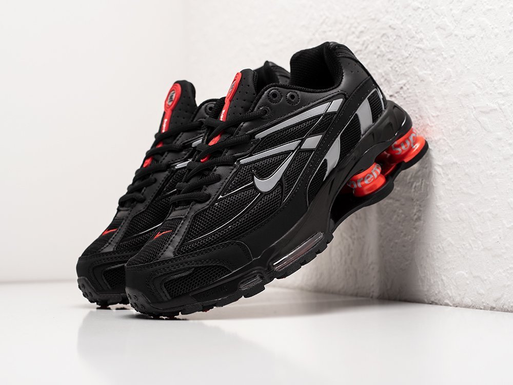 Nike Shox Ride 2 SP Supreme Bred черные кожа мужские (AR27193) - фото 2 Nike Shox Ride 2 SP Supreme Bred черные кожа мужские (AR27193) - фото 2