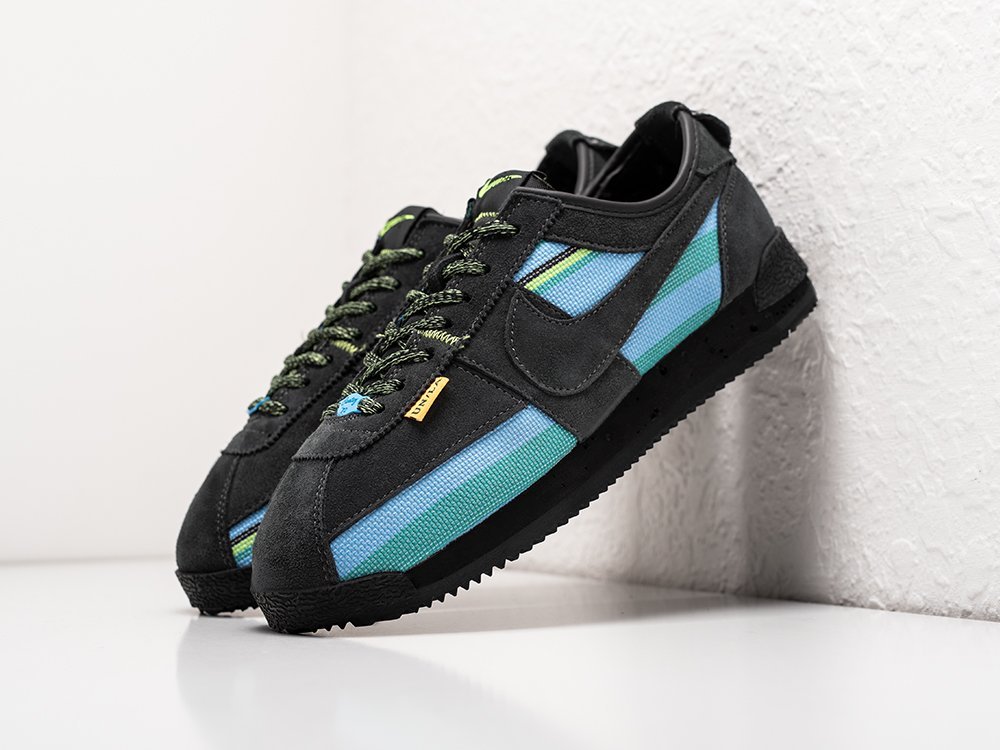 Nike x Union x Cortez SP Off Noir черные замша мужские (AR27212) - фото 2 Nike x Union x Cortez SP Off Noir черные замша мужские (AR27212) - фото 2