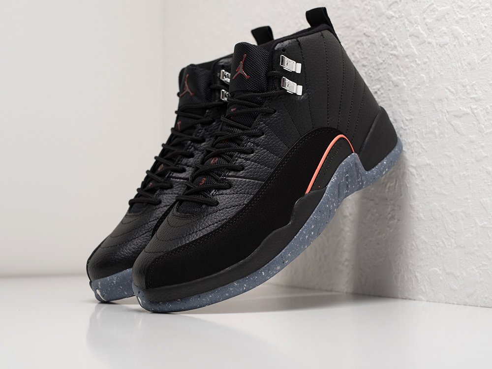 Nike Air Jordan 12 Utility Grind черные кожа мужские (AR27214) - фото 2