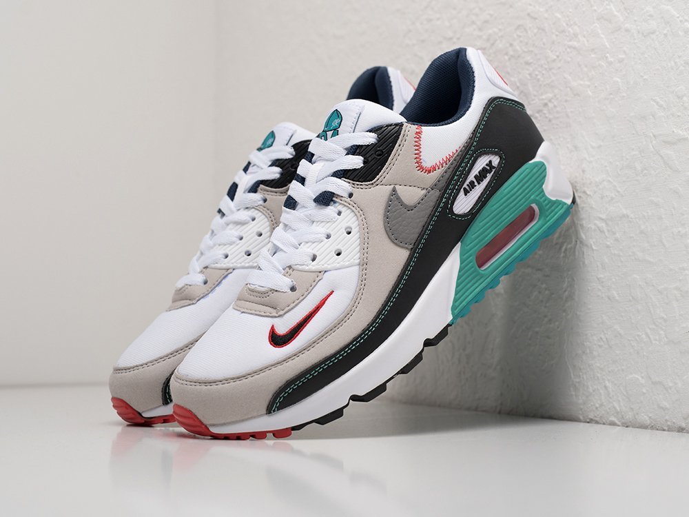 Nike Air Max 90 Griffey Swingman белые кожа мужские (AR27219) - фото 2 Nike Air Max 90 Griffey Swingman белые кожа мужские (AR27219) - фото 2