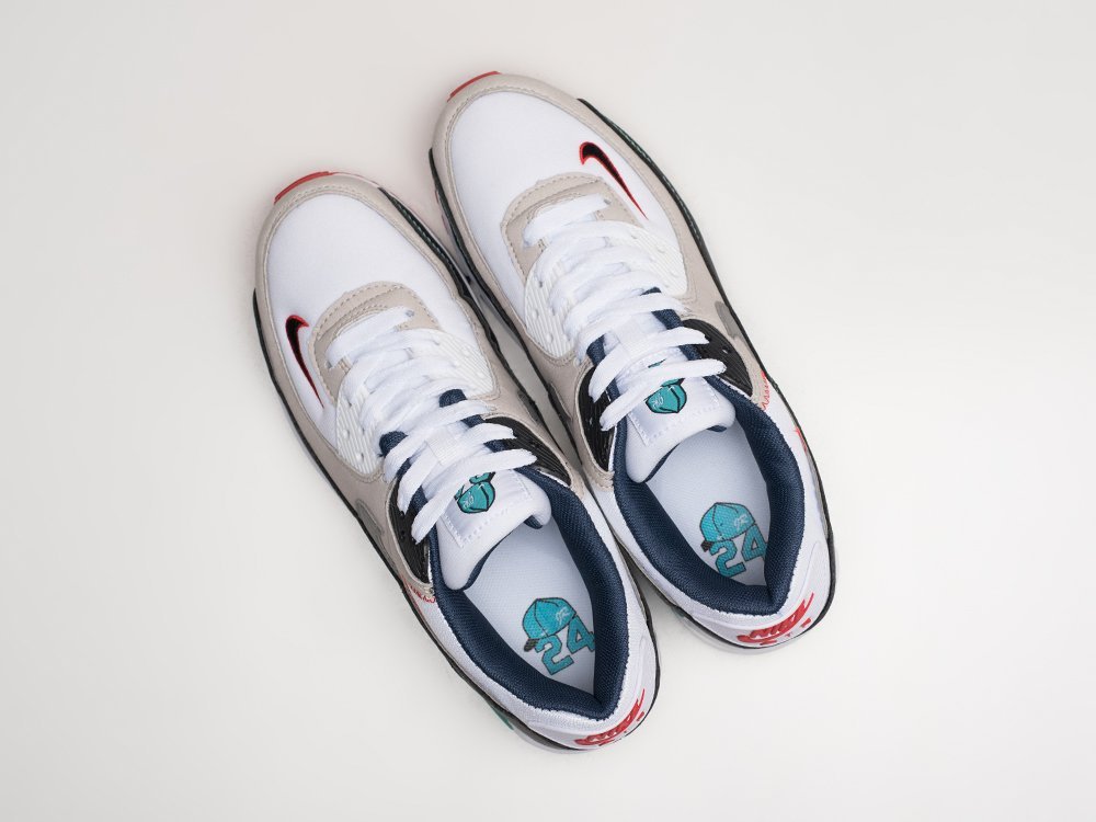Nike Air Max 90 Griffey Swingman белые кожа мужские (AR27219) - фото 3 Nike Air Max 90 Griffey Swingman белые кожа мужские (AR27219) - фото 3