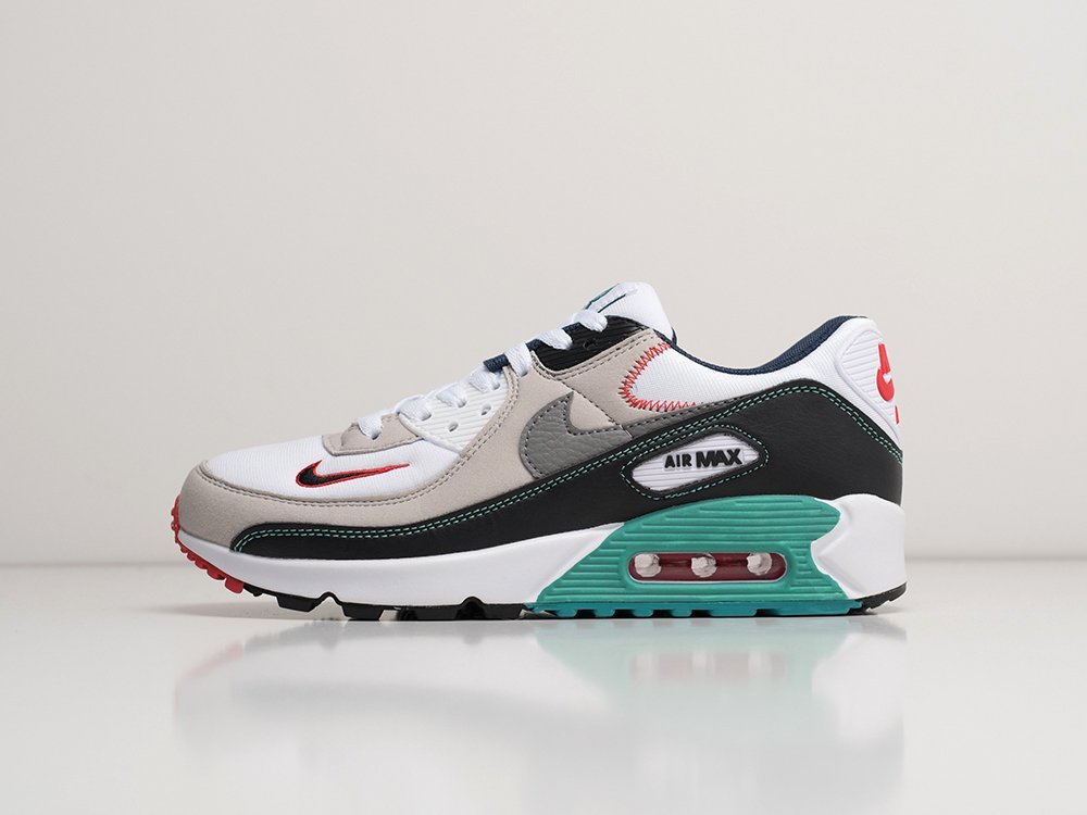 Nike Air Max 90 Griffey Swingman белые кожа мужские (AR27219) - фото 1 Nike Air Max 90 Griffey Swingman белые кожа мужские (AR27219) - фото 1