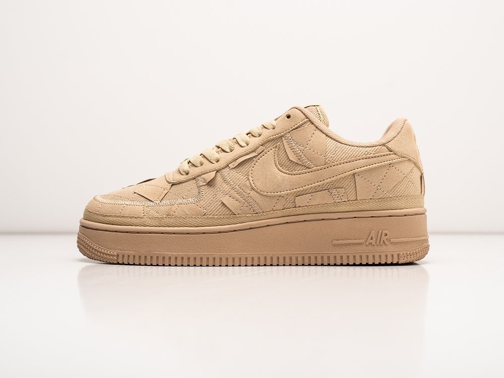 Nike x Billie Eilish x Air Force 1 Low Mushroom бежевые текстиль мужские (AR27226) - фото 1 Nike x Billie Eilish x Air Force 1 Low Mushroom бежевые текстиль мужские (AR27226) - фото 1