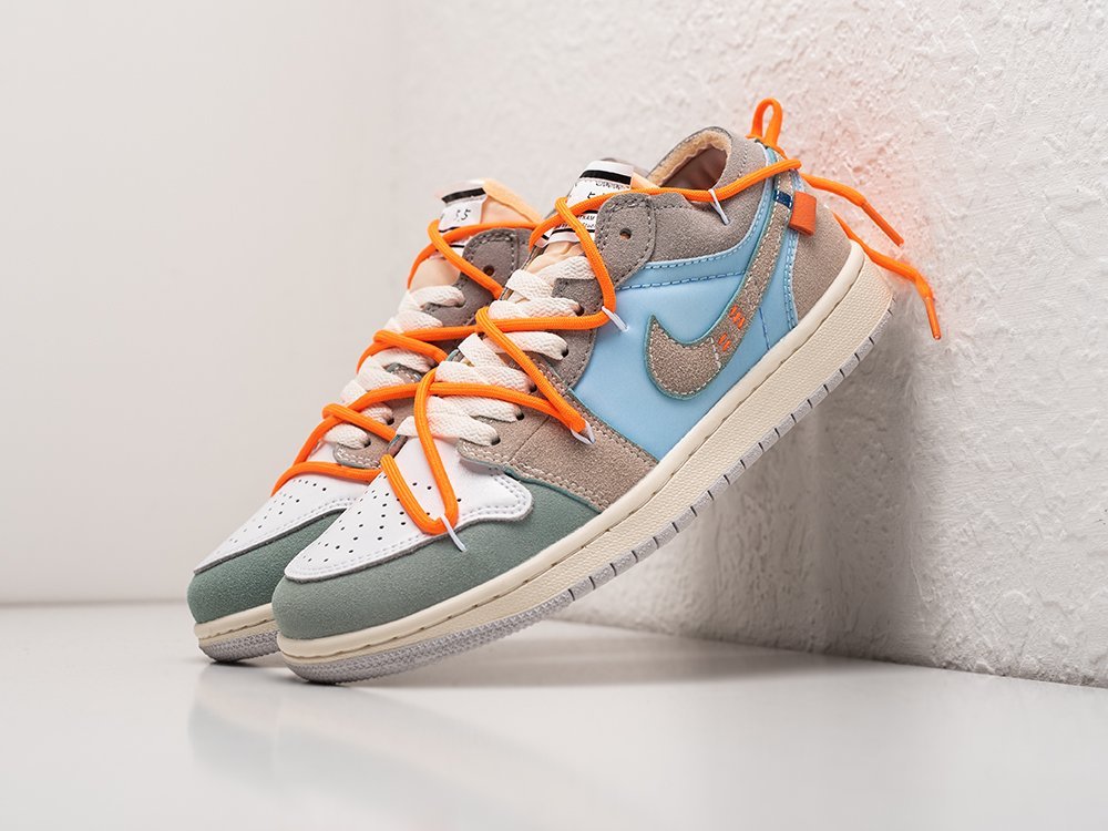 Nike SB Dunk Low x OFF-White WMNS белые кожа женские (AR27227) - фото 2