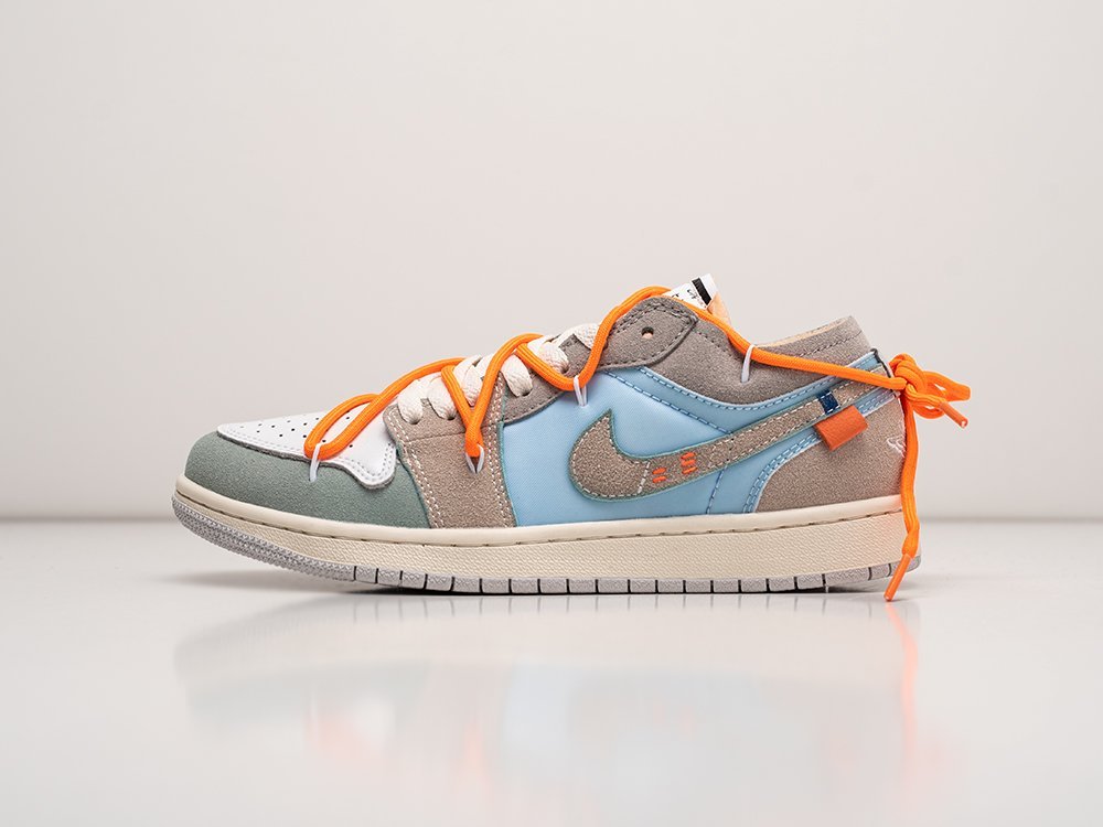 Nike SB Dunk Low x OFF-White WMNS белые кожа женские (AR27227) - фото 1