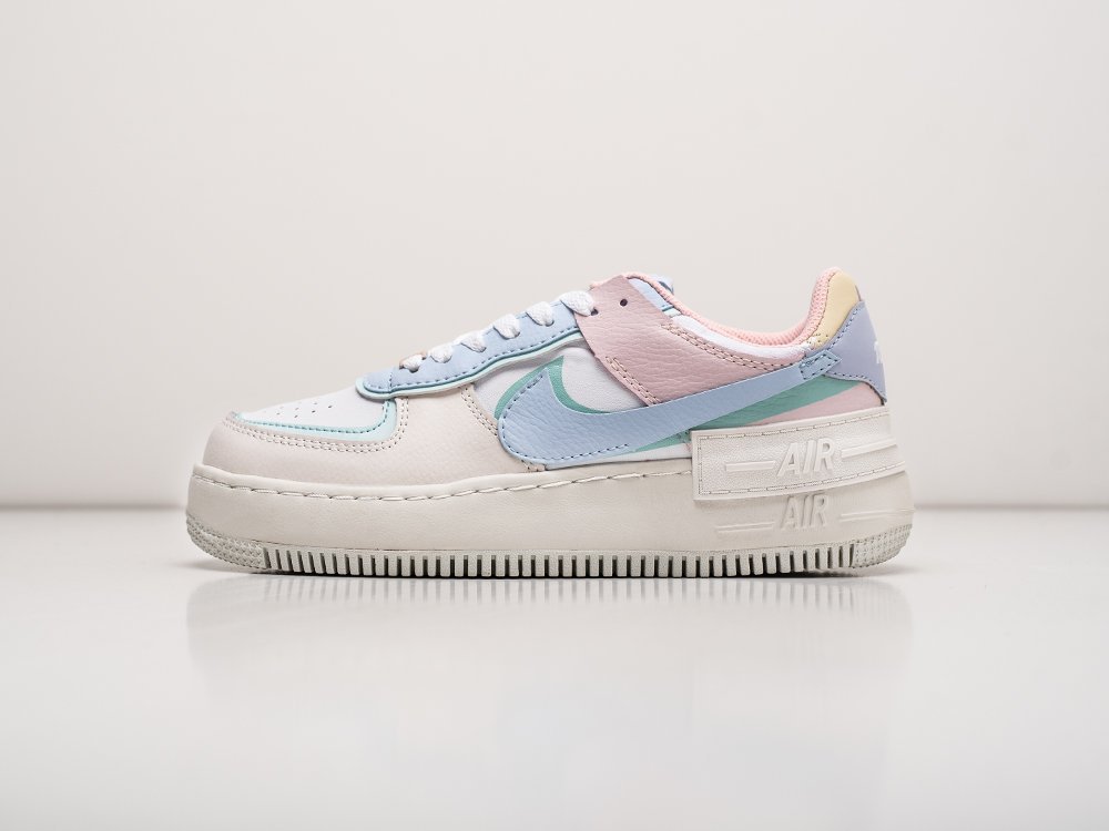 Nike Air Force 1 Shadow Pastel WMNS белые кожа женские (AR27250) - фото 1