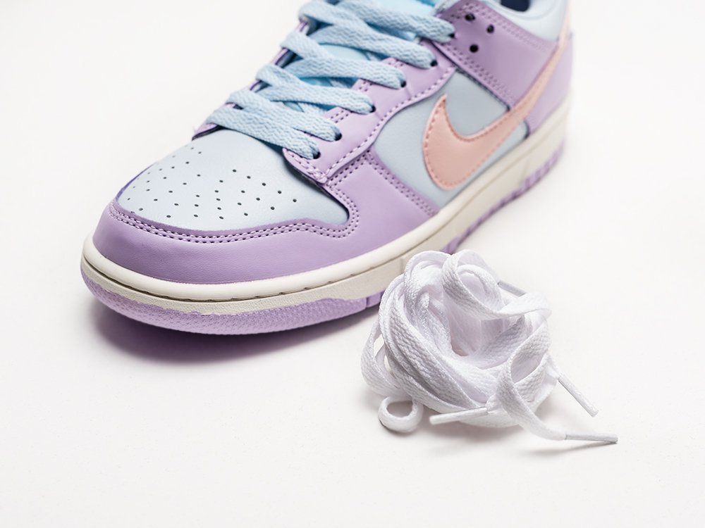Nike SB Dunk Low Atmosphere Pink WMNS фиолетовые кожа женские (AR27255) - фото 4