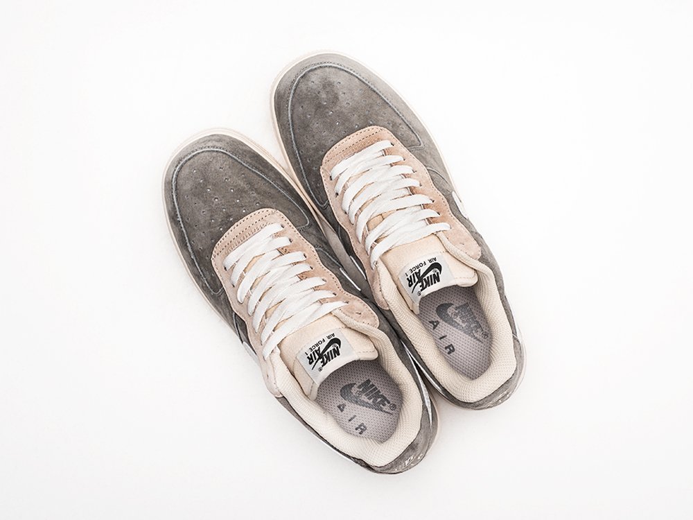 Nike Air Force 1 Low Grey Suede серые замша мужские (AR27258) - фото 3 Nike Air Force 1 Low Grey Suede серые замша мужские (AR27258) - фото 3