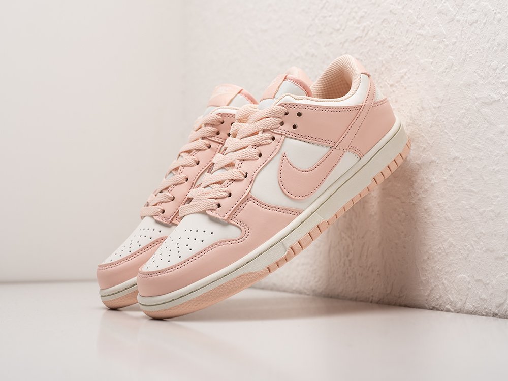 Nike SB Dunk Low Orange Pearl WMNS розовые кожа женские (AR27263) - фото 2