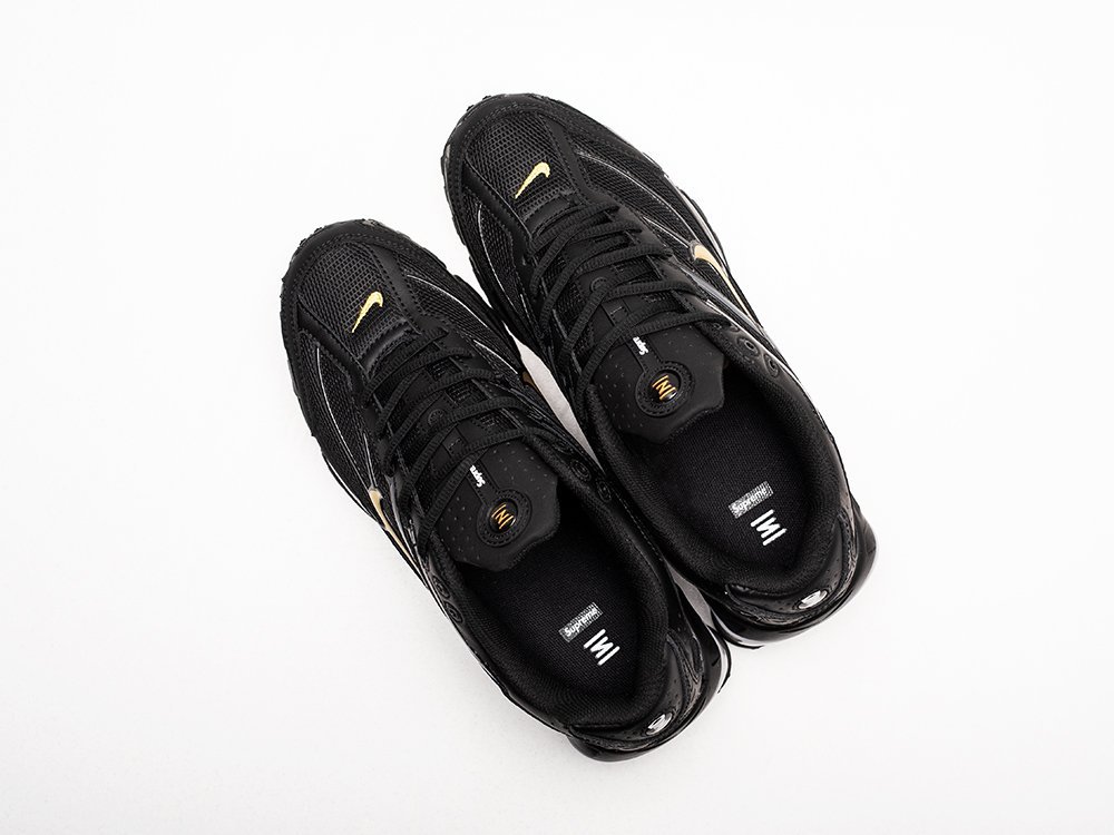 Nike Shox Ride 2 SP Supreme Black Gold черные кожа мужские (AR27287) - фото 3