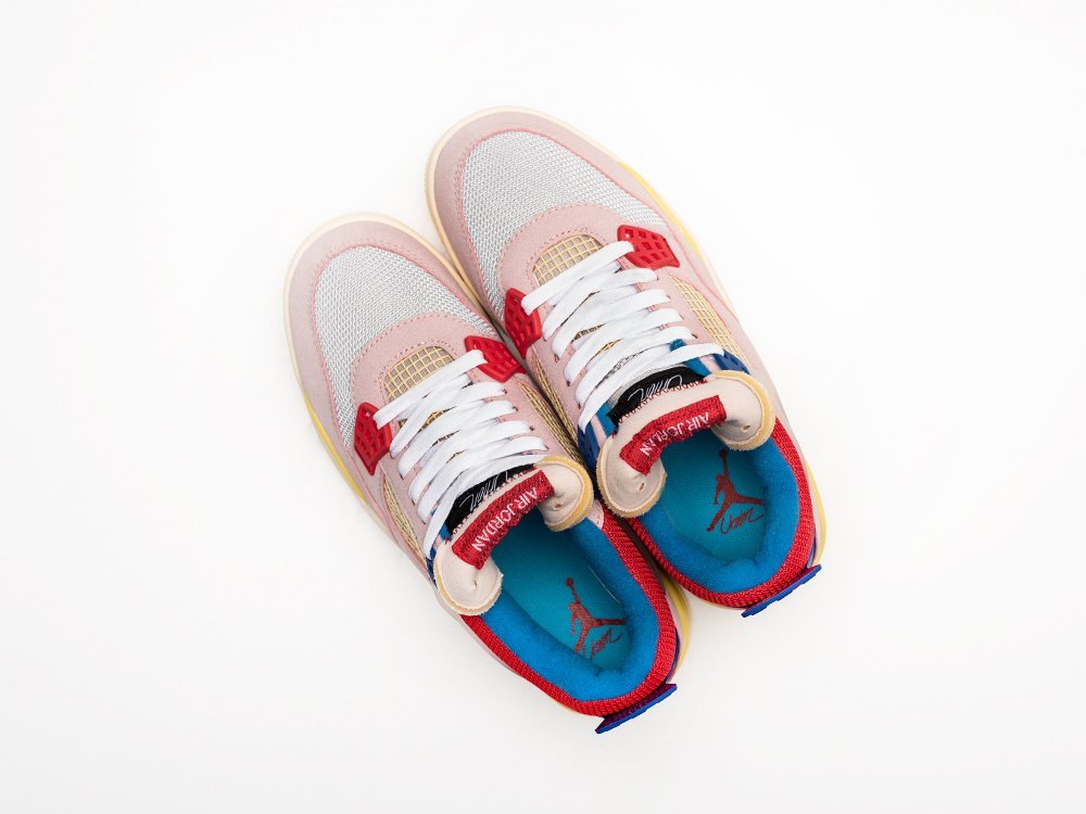 Nike x Union LA x Air Jordan 4 Retro Guava Ice WMNS розовые замша женские (AR27289) - фото 3 Nike x Union LA x Air Jordan 4 Retro Guava Ice WMNS розовые замша женские (AR27289) - фото 3