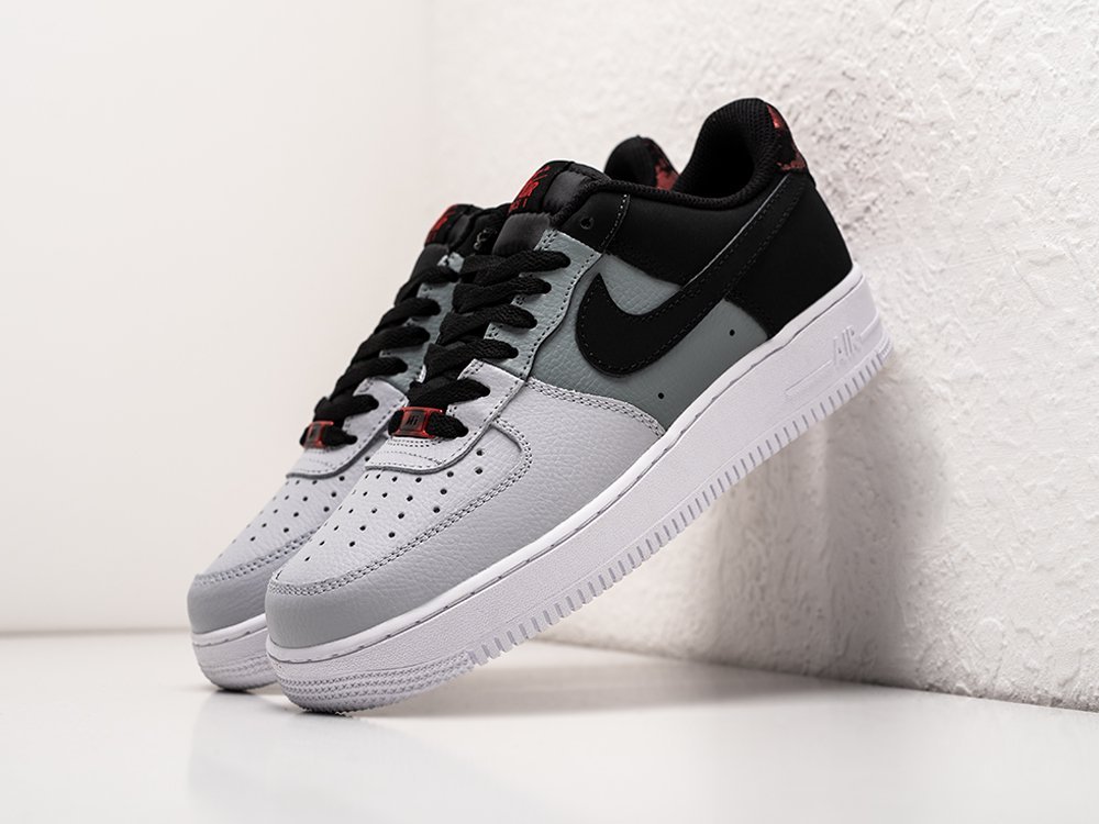 Nike Air Force 1 Low 07 LV8 Black Smoke Grey серые кожа мужские (AR27290) - фото 2 Nike Air Force 1 Low 07 LV8 Black Smoke Grey серые кожа мужские (AR27290) - фото 2