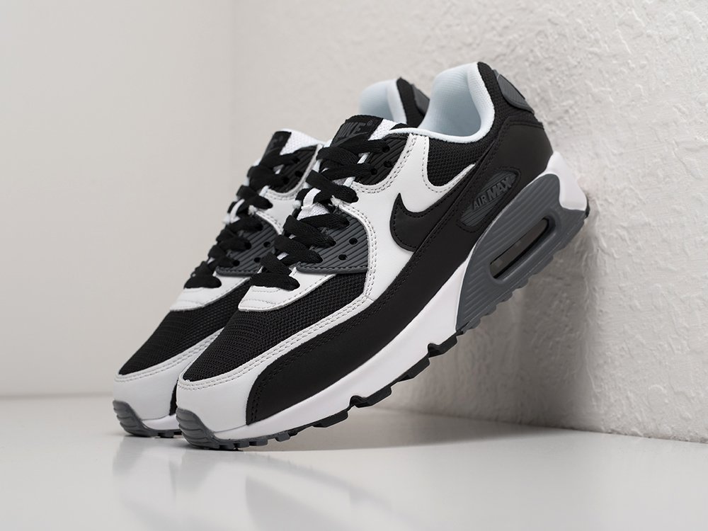 Nike Air Max 90 черные кожа мужские (AR27291) - фото 2 Nike Air Max 90 черные кожа мужские (AR27291) - фото 2
