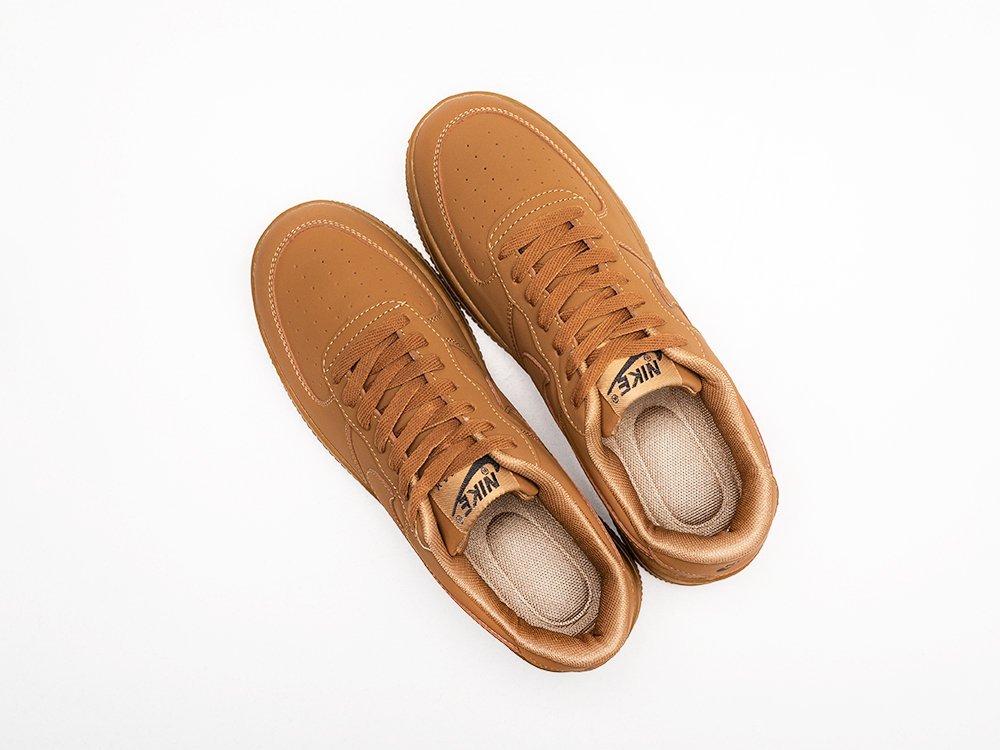 Nike Air Force 1 Low коричневые замша мужские (AR27336) - фото 3 Nike Air Force 1 Low коричневые замша мужские (AR27336) - фото 3