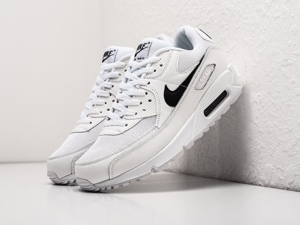 Nike Air Max 90 белые кожа мужские (AR27353) - фото 2 Nike Air Max 90 белые кожа мужские (AR27353) - фото 2