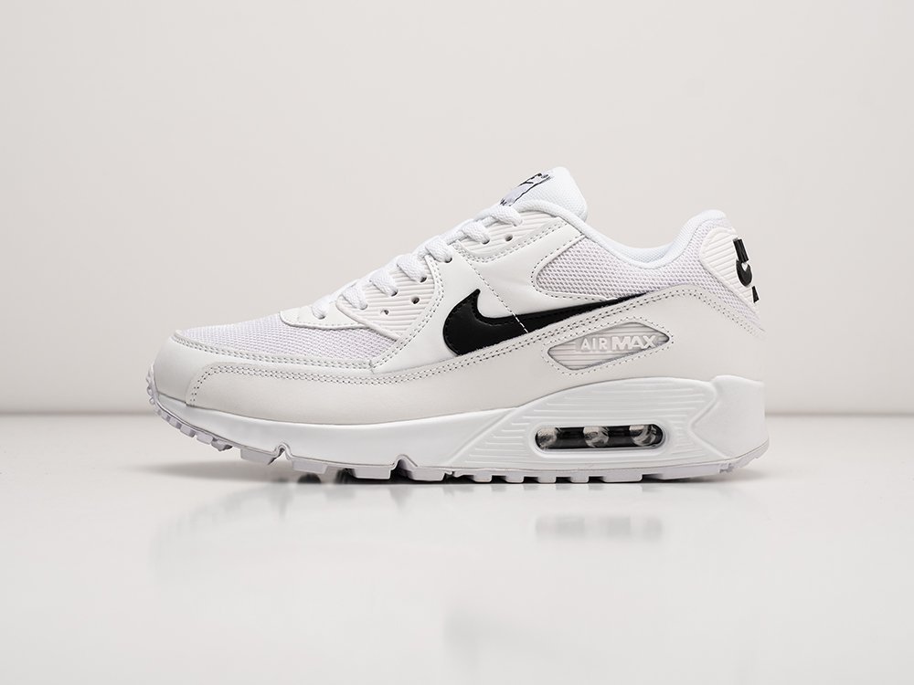 Nike Air Max 90 белые кожа мужские (AR27353) - фото 1 Nike Air Max 90 белые кожа мужские (AR27353) - фото 1