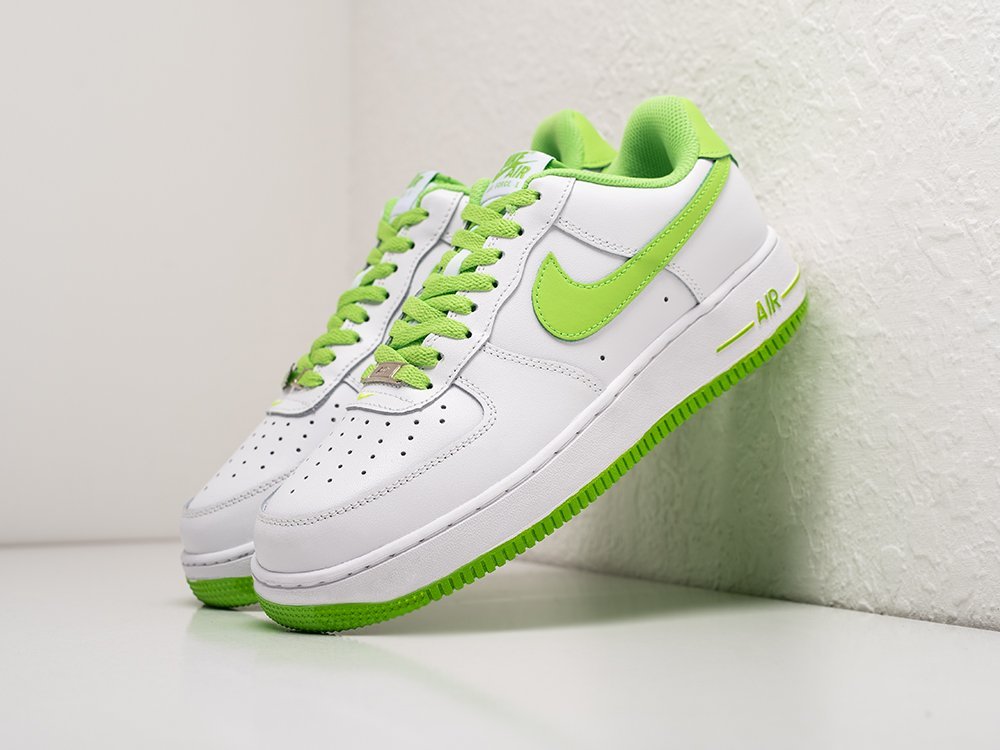 Nike Air Force 1 Low 07 White Chlorophyll белые кожа мужские (AR27355) - фото 2 Nike Air Force 1 Low 07 White Chlorophyll белые кожа мужские (AR27355) - фото 2
