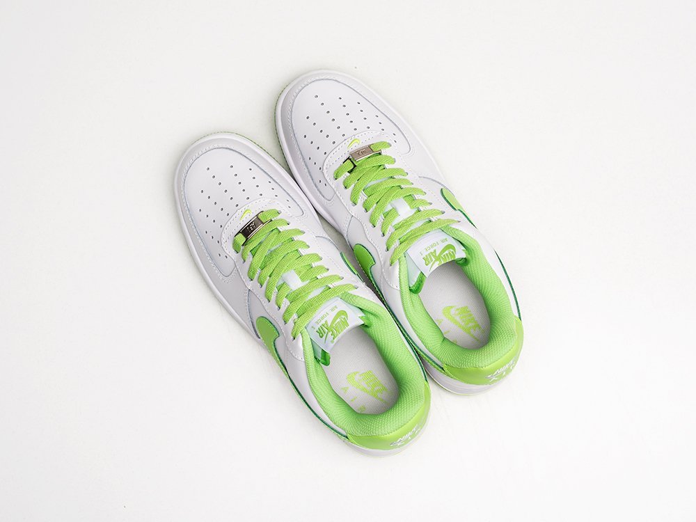 Nike Air Force 1 Low 07 White Chlorophyll белые кожа мужские (AR27355) - фото 3 Nike Air Force 1 Low 07 White Chlorophyll белые кожа мужские (AR27355) - фото 3