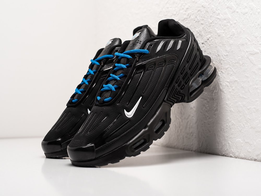 Nike Air Max Plus 3 черные текстиль мужские (AR27356) - фото 2 Nike Air Max Plus 3 черные текстиль мужские (AR27356) - фото 2