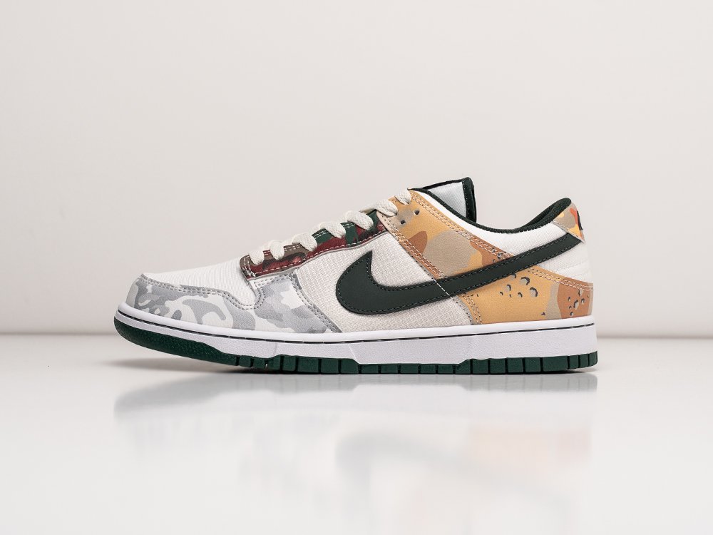 Nike SB Dunk Low SE Sail Multi-Camo разноцветные кожа мужские (AR27358) - фото 1 Nike SB Dunk Low SE Sail Multi-Camo разноцветные кожа мужские (AR27358) - фото 1