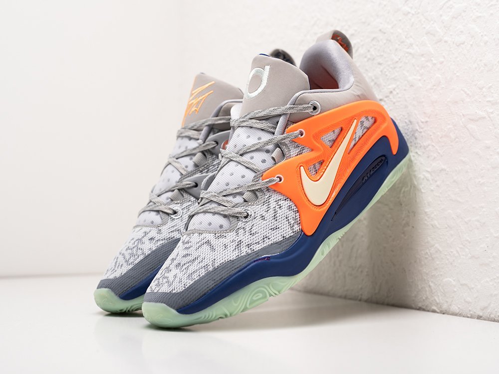 Nike KD 15 9th Wonder серые текстиль мужские (AR27372) - фото 2 Nike KD 15 9th Wonder серые текстиль мужские (AR27372) - фото 2