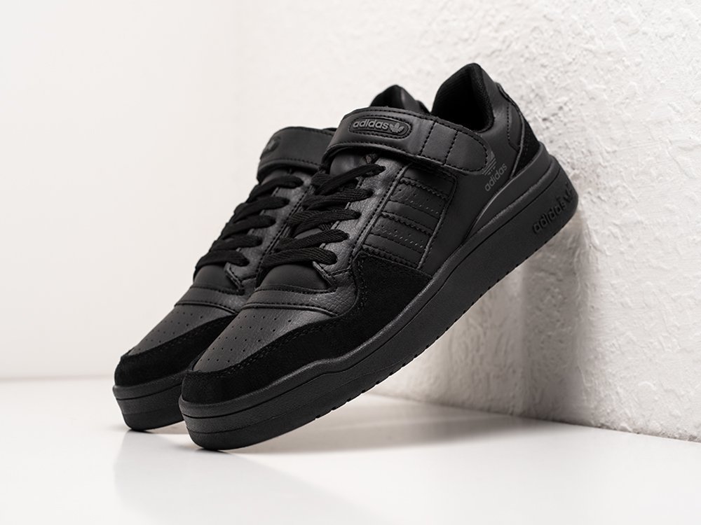 Adidas Forum Low черные кожа мужские (AR27401) - фото 2